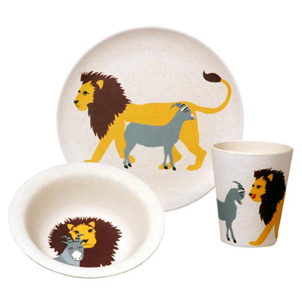 Sustainable children's food zuperzozial hungry lion set