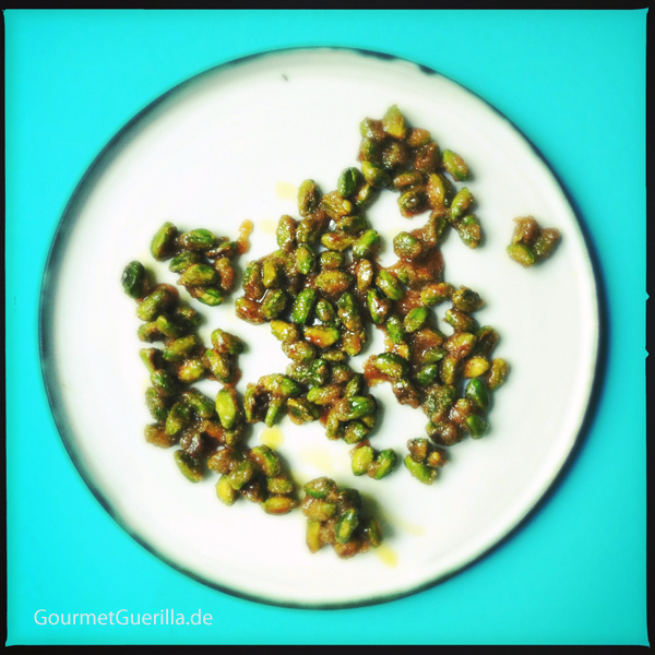 Burnt pistachios #gourmet guerrilla #recipe #caramel